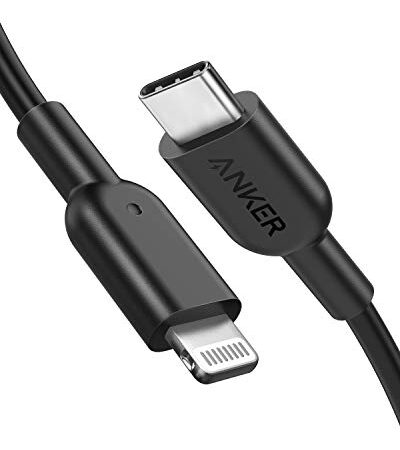 Anker - Cavo da USB C a lightning, 91,44 cm, certificato Apple MFi, Powerline II, per iPhone X/XS/XR/XS max/8/8 plus, supporta l’alimentazione, per caricabatterie USB C