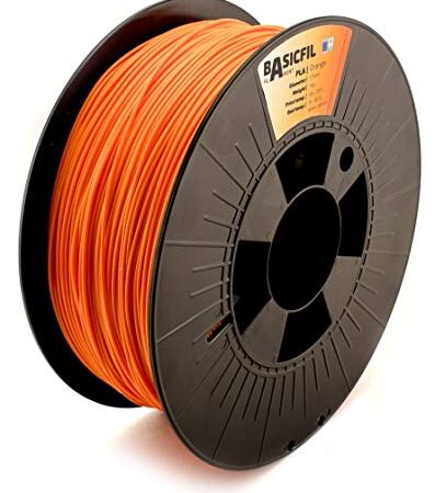 Basicfil PLA 1.75mm, 1 kg filamento per stampante 3D, Arancione
