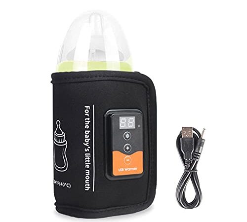 Borsa Porta Biberon USB Per Tenere In Caldo, Custodia Portatile Per Il Calore Del Latte, Scaldabiberon Per La Casa In Auto, Borsa Per Biberon Da Viaggio, Scaldalatte A Temperatura Regolabile