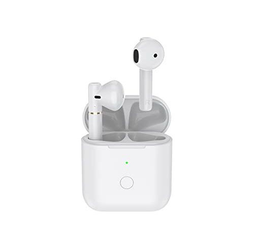 Cuffie Bluetooth, QCY T8 Auricolari Bluetooth 5.1 Stereo HiFi, Cuffiette Bluetooth con Controllo Touch, Cuffie Wireless con IPX5 Impermeabili, Driver 13 mm, Ricarica USB-C per Android iOS Telefono