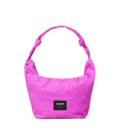 Desigual Bols_Crush Idaho, Borsa a Tracolla Donna, Colore: Rosso, Taglia Unica