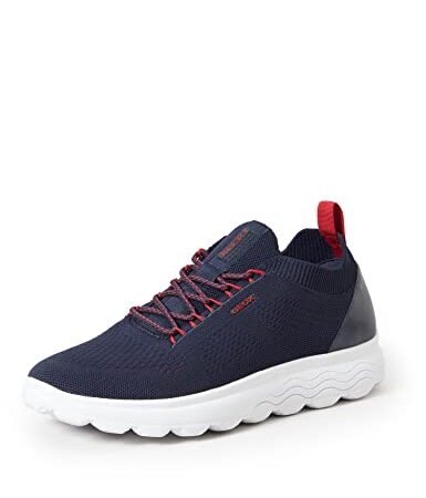 Geox Spherica, Scarpe da ginnastica Uomo, Blu (Navy 01), 43 EU