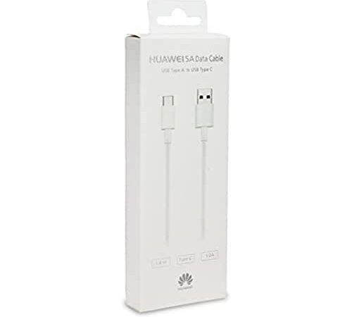 Huawei Cavo Fast Type-C Ap71 Supercharge Cavetto Ricarica Veloce Cavo Dati USB 3.1 per P20, P20 Pro, Mate 10 Pro, Mate 20, Mate 20 Pro Blister Confezione Ufficiale