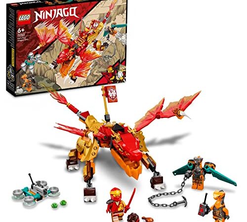 LEGO 71762 NINJAGO Dragone del Fuoco di Kai - EVOLUTION, Set per Bambini di 6+ Anni con Guerrieri Serpente e Banner da Collezione