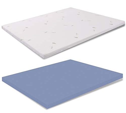 miasuite i sogni italiani Topper Matrimoniale 160x190 Alto 5 cm Semi-Rigido - Dispositivo Medico - Correttore per Materasso