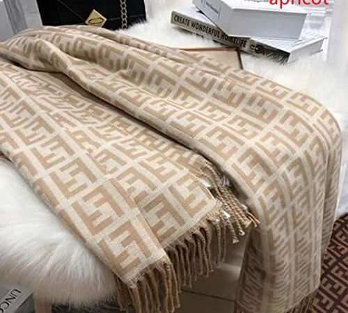 MIWNXM Rectangular Shawl, Ladies Winter Warm Scarf, Double-Sided Scarf, Fashionable And Luxurious Design