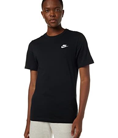 Nike Sportswear Club Men's Tshirt Uomo, Black/White, S