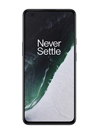 OnePlus NORD Smartphone 6.44” Fluid AMOLED Display 90Hz, 12GB RAM + 256 GB Storage, Quad Camera, Warp Charge 30T, Dual Sim, 5G, Grigio (Ash Grey)