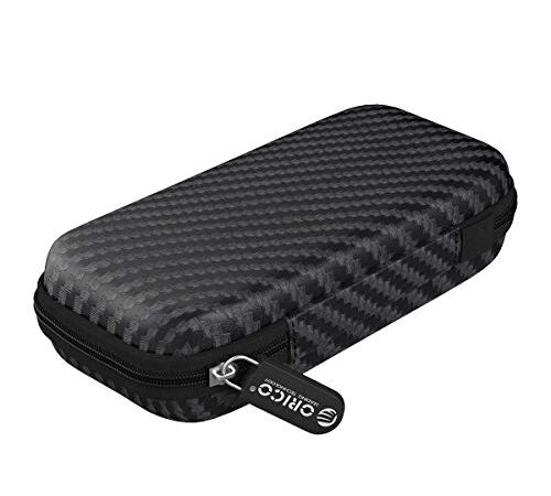 ORICO Custodia per M.2 SSD Hard Drive Externe Eva Case Pour SSD/SSD Boîtier/Portable SSD/Ecouteurs/Câble de Données, etc.128 mm x 61 mm x 33 mm - Noir