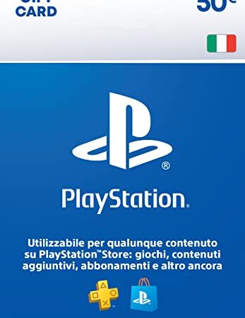 PlayStation Store Gift Card 50 EUR | Ricarica Portafoglio PSN | Account italiano | PS5/PS4 Codice download