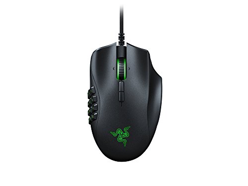 Razer Naga Trinity Mouse da Gaming MMO, MOBA, FPS Modulare con 3 Pannelli Laterali Intercambiabili, Sensore Ottico 5G da 16 000 DPI, 19 Pulsanti Programmabili, Chroma RGB