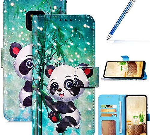 Robinsoni Custodia Compatibile con Huawei Mate 20 Pro Case Portafoglio Huawei Mate 20 Pro Cover Libro Case Pelle PU Antiurto Case Wallet Flip Caso Taccuino Cover Libretto Custodia 3D Case Foglio Cover