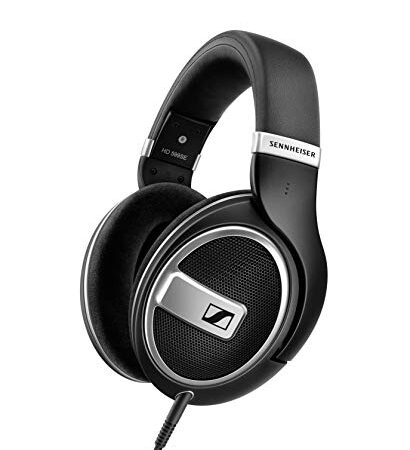 Sennheiser HD 599 Cuffie Aperte sul Retro, Edizione Speciale, Nero [Esclusiva Amazon]
