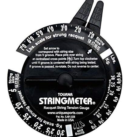 Tourna Racquet String Tension Meter Tennis Racquetball Squash Measuring Device