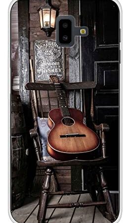 1001cover in silicone per Samsung Galaxy J6 Plus 2018 - Chitarra