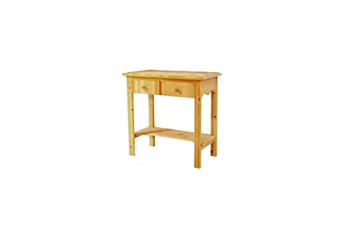 ABC MEUBLES - Console Hall Legno + 2 cassetti - 1940.02 - Miele Antico