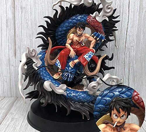 Artigianato Giocattolo Statua Decorazione Anime One Piece Country Kaido Vs Monkey Luffy Gk Action Figure in PVC Statua Modello da collezione Giocattoli per bambini 39Cm   Figura Pvc Anime Cartoon