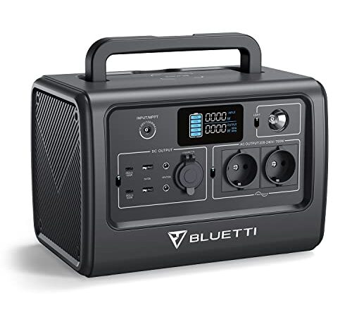 BLUETTI EB70 716Wh LiFePO4 Batteria Backup, 2 1000W AC Uscite (1400W Picco) 100W Type-C, Centrale Elettrica Portatile, Generatore Solare per Campeggio, Viaggio, Off-grid (Pannello Solare Opzionale)