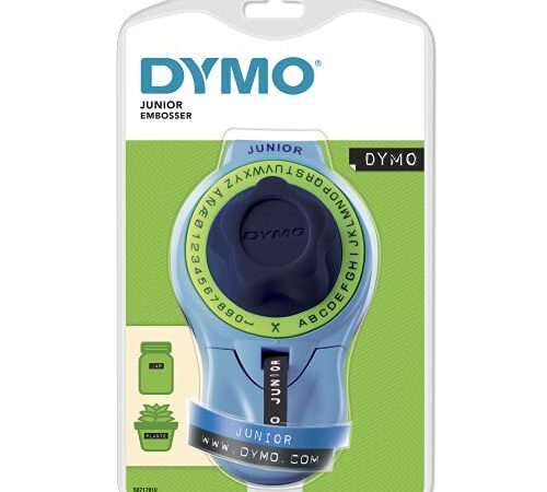 Dymo Etichettatrice A Rilievo Junior Per Uso Domestico, Blu