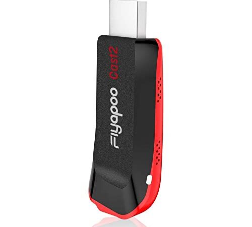 Fiyapoo 4K Miracast Dongle Wireless WiFi Display HDMI, Adaptateur TV HDMI Compatible pour iOS Android Windows Phone Support pour ordinateur portable Pad DLNA Airplay Mirror Netflix
