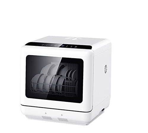 GATASE Lavastoviglie da controsoffitto con 5 programmi di Lavaggio, lavastoviglie Portatile con Cestino a 6 posti a impianto e argenteria for Cucina Domestica, Appartamenti, dormitori, Camper
