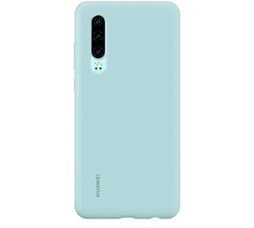 Huawei Cover Silicone Car Case P30, Azzurro