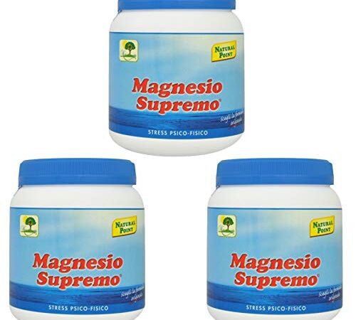 Magnesio Supremo Polvere Solubile 300 gr. - Natural Point 3 Confezioni