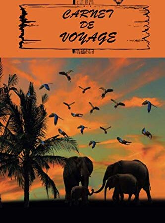 Mon carnet de voyage : Contenant 160 pages , des lignés pour décrire les endroits visités et des blanches pour coller vos photos souvenirs. Journal de ... à emmener partout avec vous. Le cadeau idéal