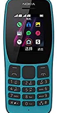 Nokia 110 Telefono Cellulare Dual Sim, Display 1.77" a Colori, Fotocamera, Blu [Italia]