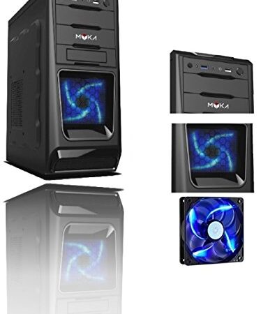 PC DESKTOP INTEL I5-8400 SIX CORE 8th gen UP TO TURBO 4,0 GHZ WINDOWS 10 PRO 64 BIT ORIGINALE CASE ATX USB 3.0 PSU 500W RAM 8GB DDR4 HD 1TB SCHEDA VIDEO UHD 4K USCITE HDMI DVI VGA WIFI 300MB DVD RW LG