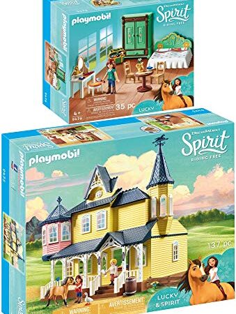 PLAYMOBIL® Spirit 9475 9476 Luckys - Set di 2 camere da letto Luckys