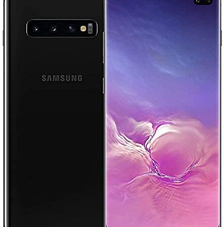Samsung Galaxy S10+ Smartphone, 128GB, Display 6.4", Dual SIM, Nero (Prism Black) [Altra Versione Europea]