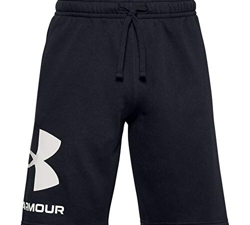 Under Armour Rival Fleece Big Logo Shorts 1357118-001, Mens Shorts, Black, M EU