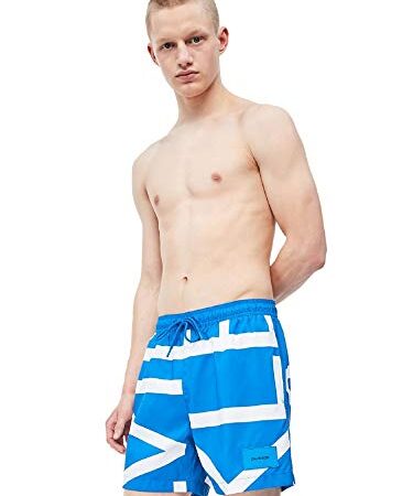 Calvin Klein KM0KM00274 Costume da Bagno Uomo Celeste S
