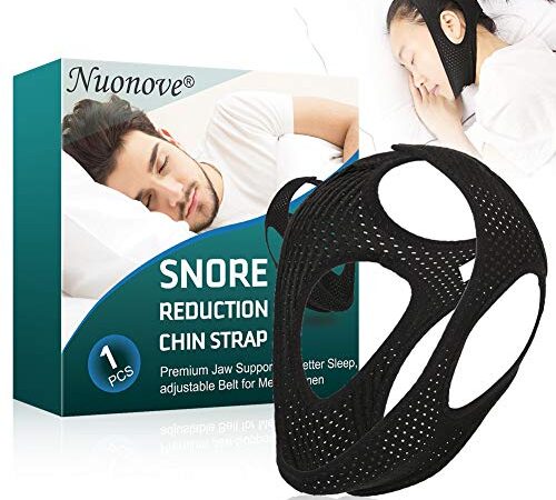 Chin Strap, Dispositivi Anti Russare, Anti Russare Soluzione, Cinturino per il Mento Anti Russamento, Rimedio Russare per fermi efficace e professionale, per il mento per uomini, donne, bambini