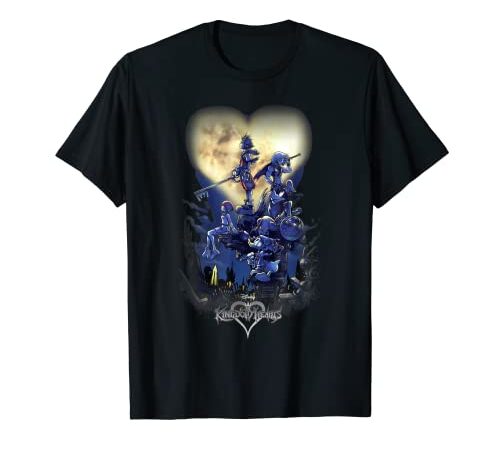 Disney Kingdom Hearts Poster Logo Maglietta