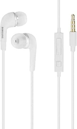 EHS64AVFWE - Cuffie stereo Samsung in ear, con microfono da 3,5 mm, per Galaxy S7, S6 Edge Plus, S5 Mini, S4 I9500, S4 Mini I9190