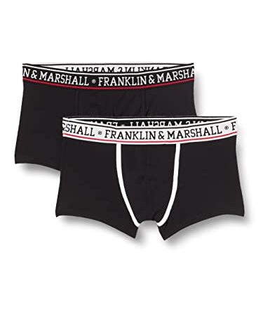 Franklin & Marshall Optio Intimo, Black/White/Red, XXL Uomo