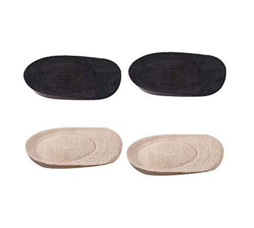 Healifty 2 paia di coussinets de talon autocollants à talons soins plantaires semelles intérieures demi-semelle coussins dabsorption des chocs pour les voyages de randonnée en plein air