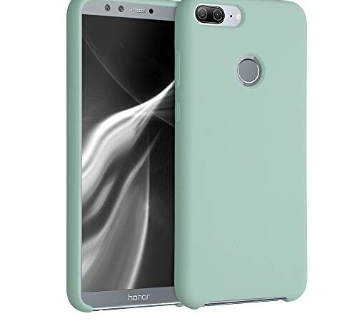 kwmobile Custodia Compatibile con Honor 9 Lite - Cover in Silicone TPU - Back Case per Smartphone - Protezione Gommata Menta Matt