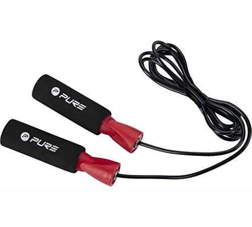 Pure2Improve P2I230020, Saltare la Corda con i Cuscinetti Unisex Adulto, Multicolore, Taglia Unica