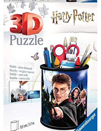 Ravensburger- Portapenne Harry Potter Puzzle 3D, Multicolore, 54 Pezzi, 11154