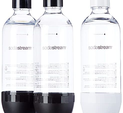 SodaStream Bottiglie Universali per gasatore d'acqua, Capienza 1 Litro, Confezione da 3
