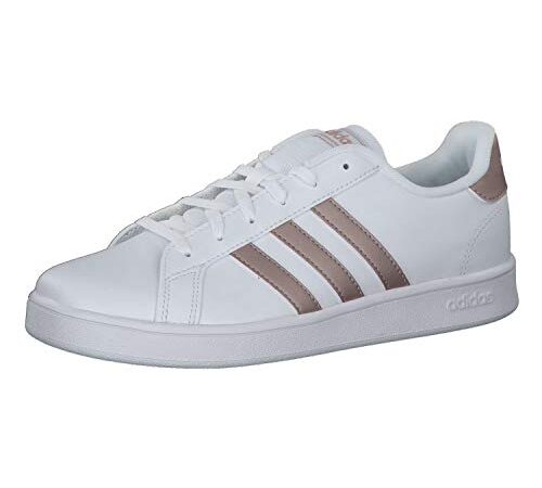 Adidas Unisex - Bambini e ragazzi Scarpe Grand Court K Ftwwht Coppmt Glopnk 40 EU