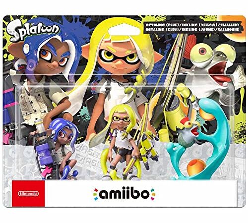 Amiibo Inkling, Octoling e Salmonello - Splatoon 3