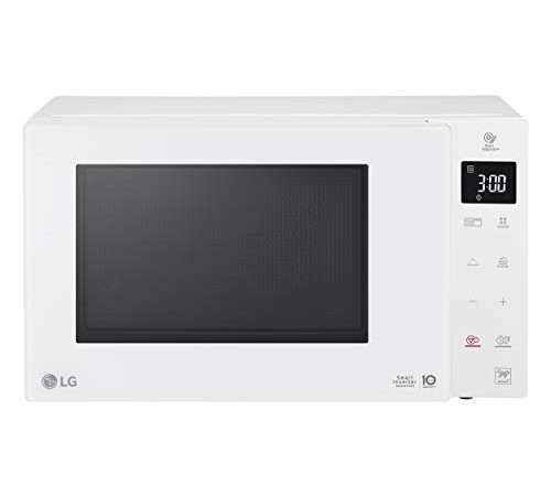 LG MH6535GDH Forno Microonde Smart Inverter con Grill al Quarzo, 25 Litri, 1000 W, Programmi Automatici, Livelli di Potenza Regolabili, Cottura a Vapore - Bianco