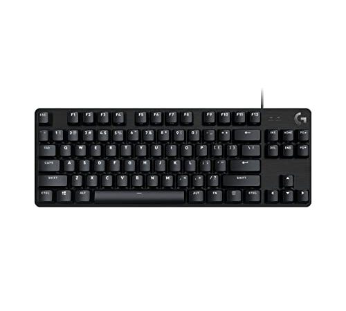 Logitech G413 TKL SE Tastiera Meccanica Gaming - Tastiera Compatta Retroilluminata con Switch Meccanici Tattili, Anti-Ghosting, Compatibile con Windows, macOS, Layout US INTL QWERTY - Nero
