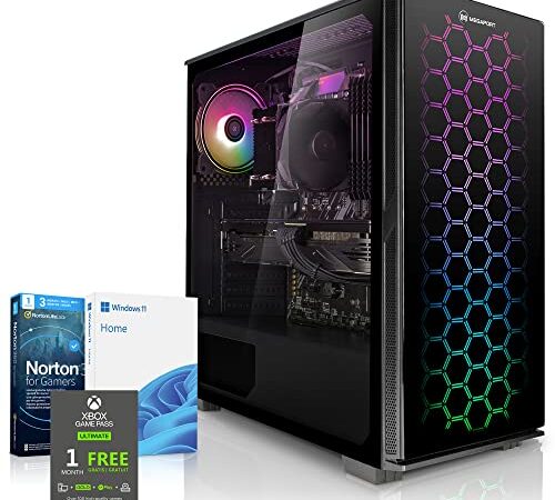 Megaport PC-Gaming Defender Intel Core i5-12400F 6x 4,40GHz Turbo • Windows 11 • Nvidia GeForce RTX3060 Ti • 16GB 3200MHz RAM DDR4 • 250GB M.2 SSD • 1TB HDD • WiFi • pc fisso • pc gaming assemblato