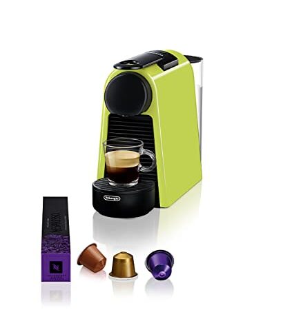 Nespresso Essenza Mini EN85.L, Macchina da caffè di De'Longhi, Sistema Capsule Nespresso, Serbatoio acqua 0.6L, Lime Green
