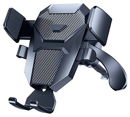 Rainway Supporto Cellulare Auto, 2022 Gancio in Metallo Anti-Vibrazione Aggiornato, Presa d'aria dell'auto Porta Telefono da Auto 360° di Rotazione con Blocco Automatico, per iPhone Samsung.